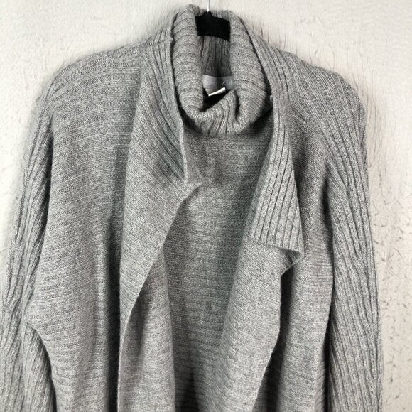 Modern Soul Cardigan Set Women 2X Plus Size Gray Ribbed Sweater Classic QVC NEW - Picture 3 of 16